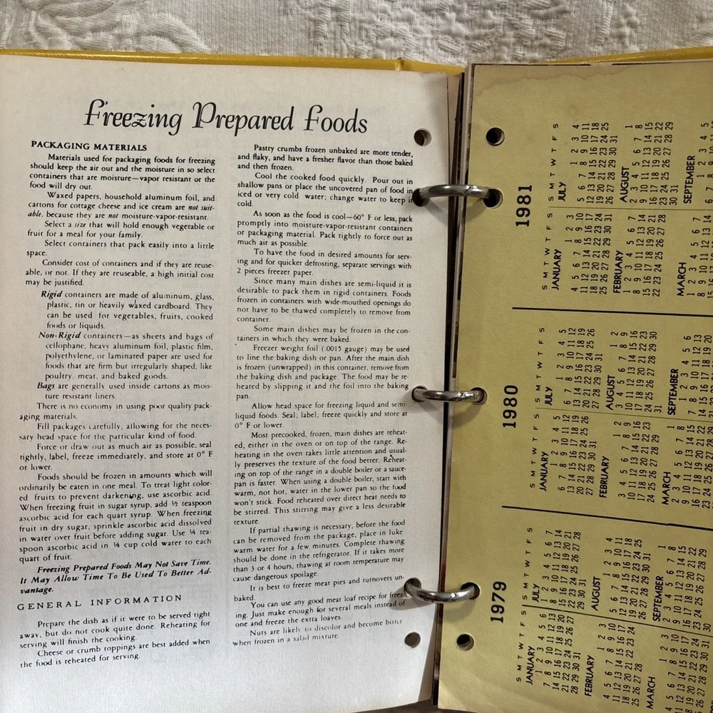 Vintage Cookbook Spiral Bound Recipes  The Ranch House RLCHOA Conchas NM